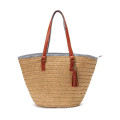 Summer Beach Tote with Tassel for Travel bag